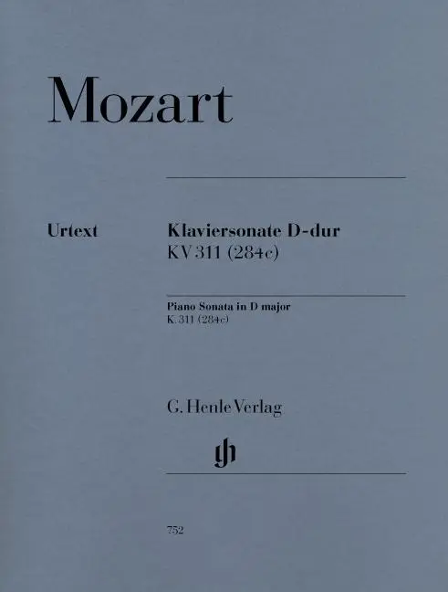 Cover: 9790201807522 | Piano Sonata In D Major KV 311 | Wolfgang Amadeus Mozart | Taschenbuch