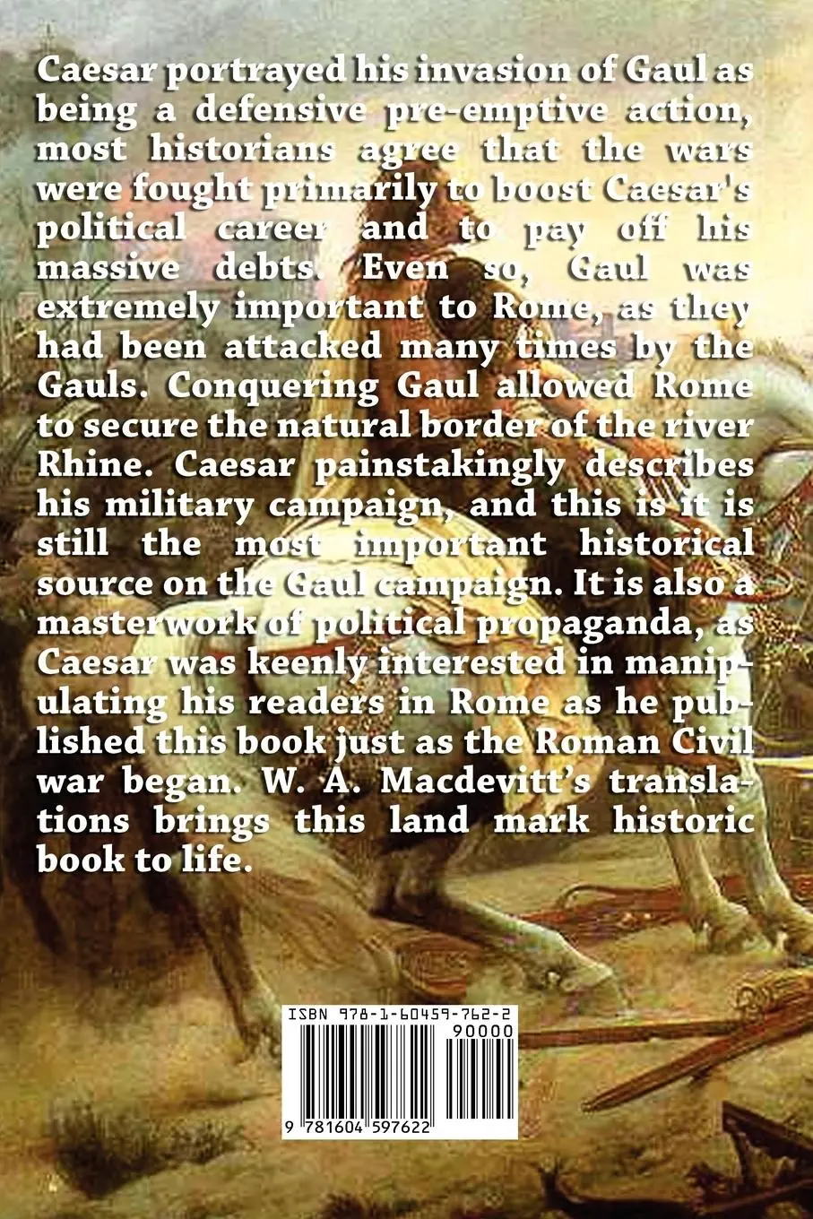 Rückseite: 9781604597622 | The Gallic Wars | Julius Caesar (u. a.) | Taschenbuch | Englisch