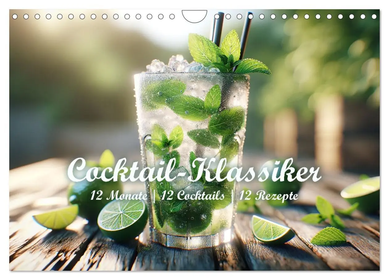 Cover: 9783383777622 | Cocktail-Klassiker (Wandkalender 2025 DIN A4 quer), CALVENDO...
