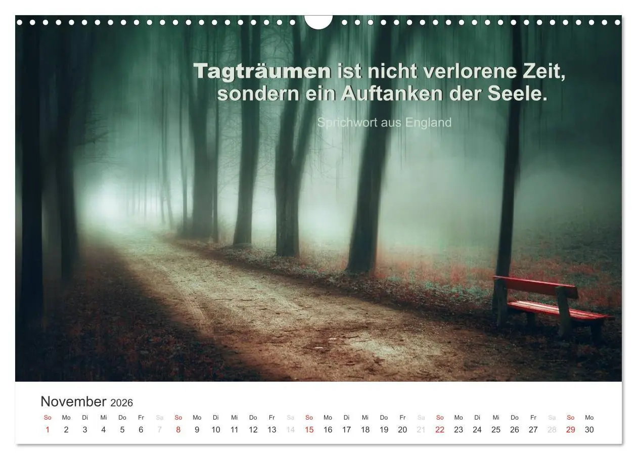Bild: 9783457957622 | Zauberhafte Sprüche - Bunte Seelenblüten (Wandkalender 2026 DIN A3...