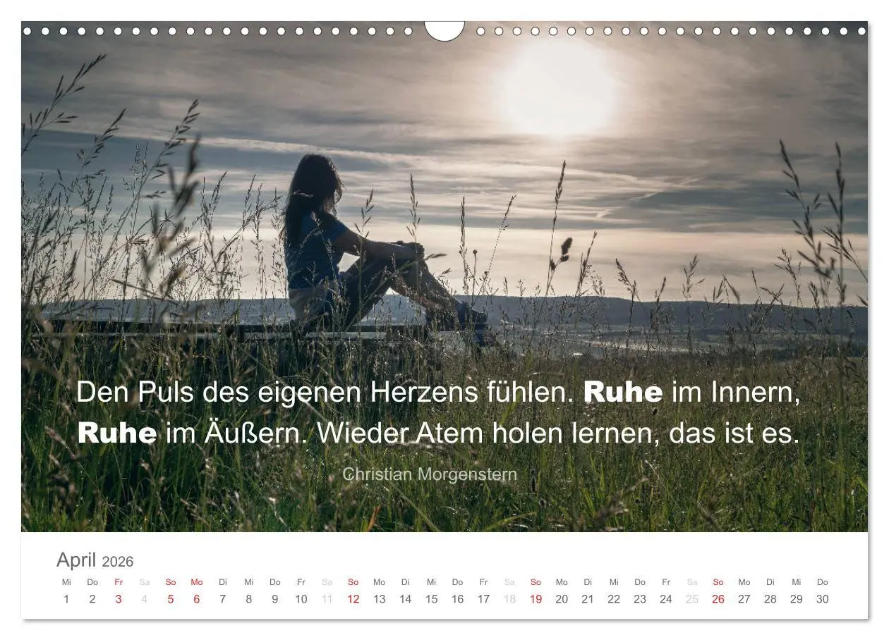 Bild: 9783457957622 | Zauberhafte Sprüche - Bunte Seelenblüten (Wandkalender 2026 DIN A3...
