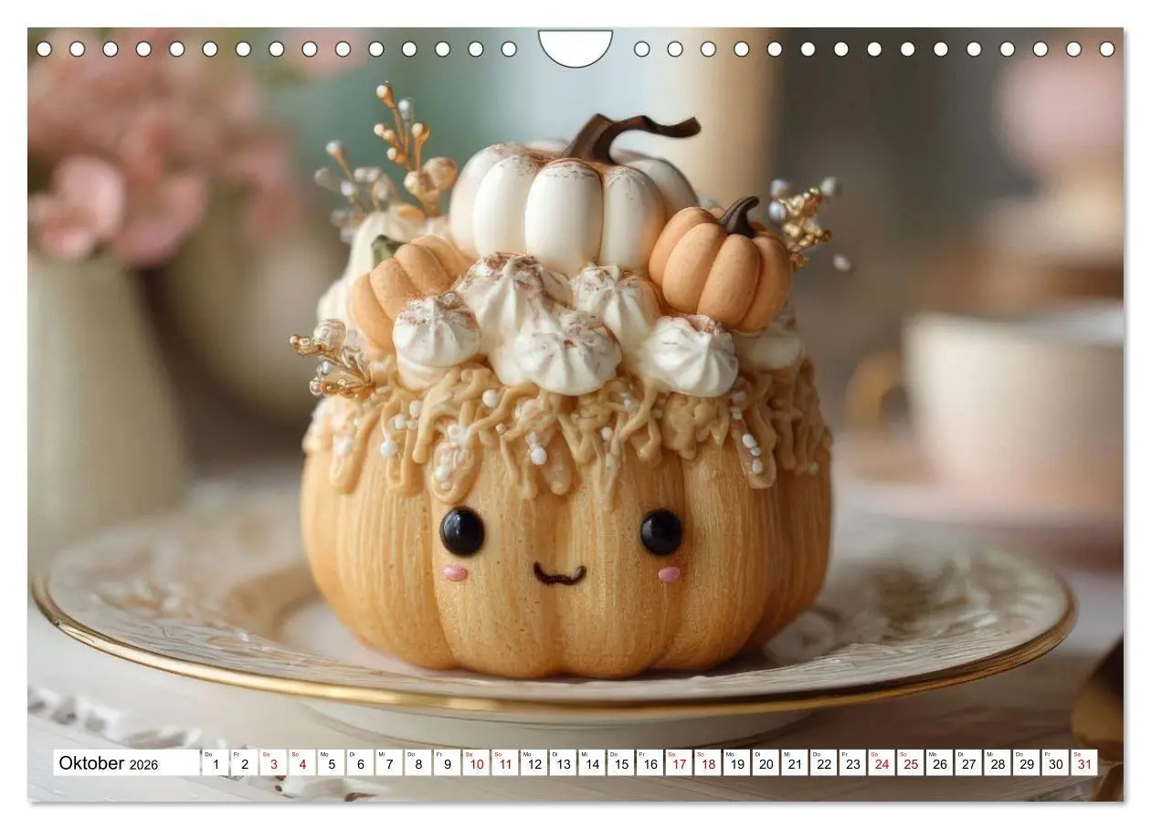 Bild: 9783516737622 | Kawaii-Glücksmomente (Wandkalender 2026 DIN A4 quer), CALVENDO...
