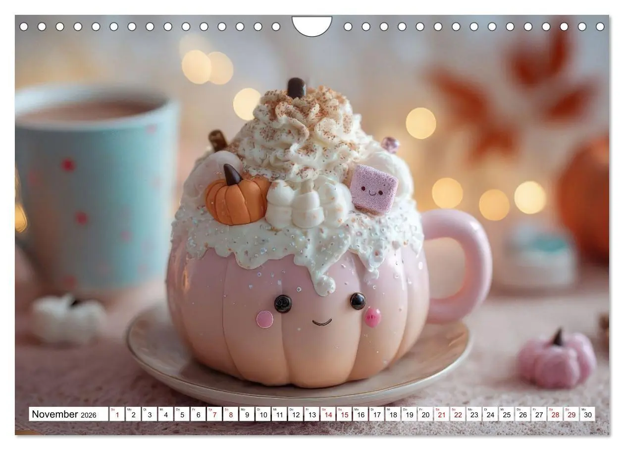 Bild: 9783516737622 | Kawaii-Glücksmomente (Wandkalender 2026 DIN A4 quer), CALVENDO...