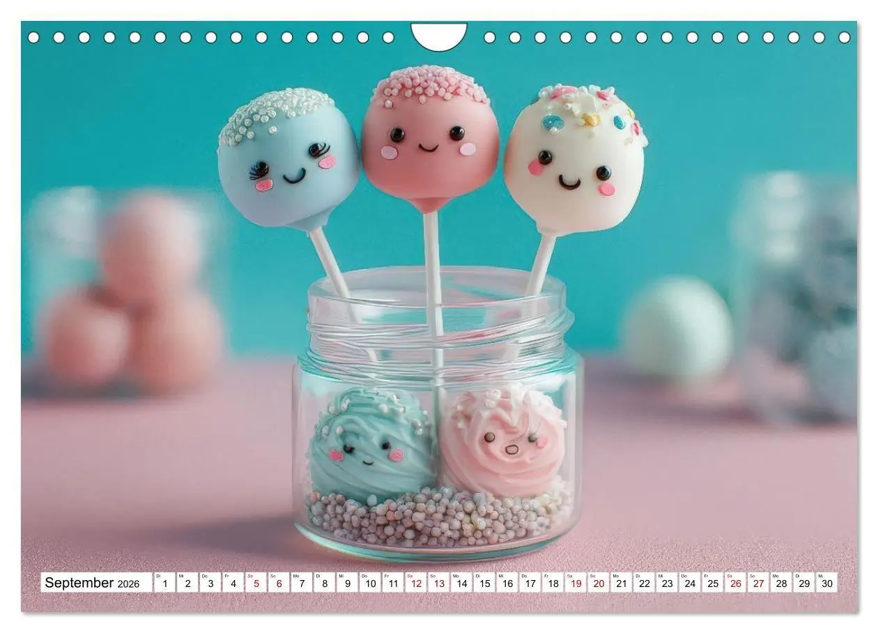 Bild: 9783516737622 | Kawaii-Glücksmomente (Wandkalender 2026 DIN A4 quer), CALVENDO...