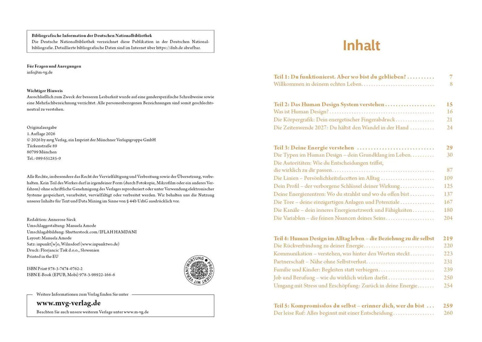Bild: 9783747407622 | Human Design: Zurück in deine Energie | Miriam Reißig | Taschenbuch