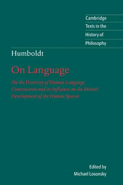 Cover: 9780521667722 | Humboldt | Wilhelm Von Humboldt (u. a.) | Taschenbuch | Englisch