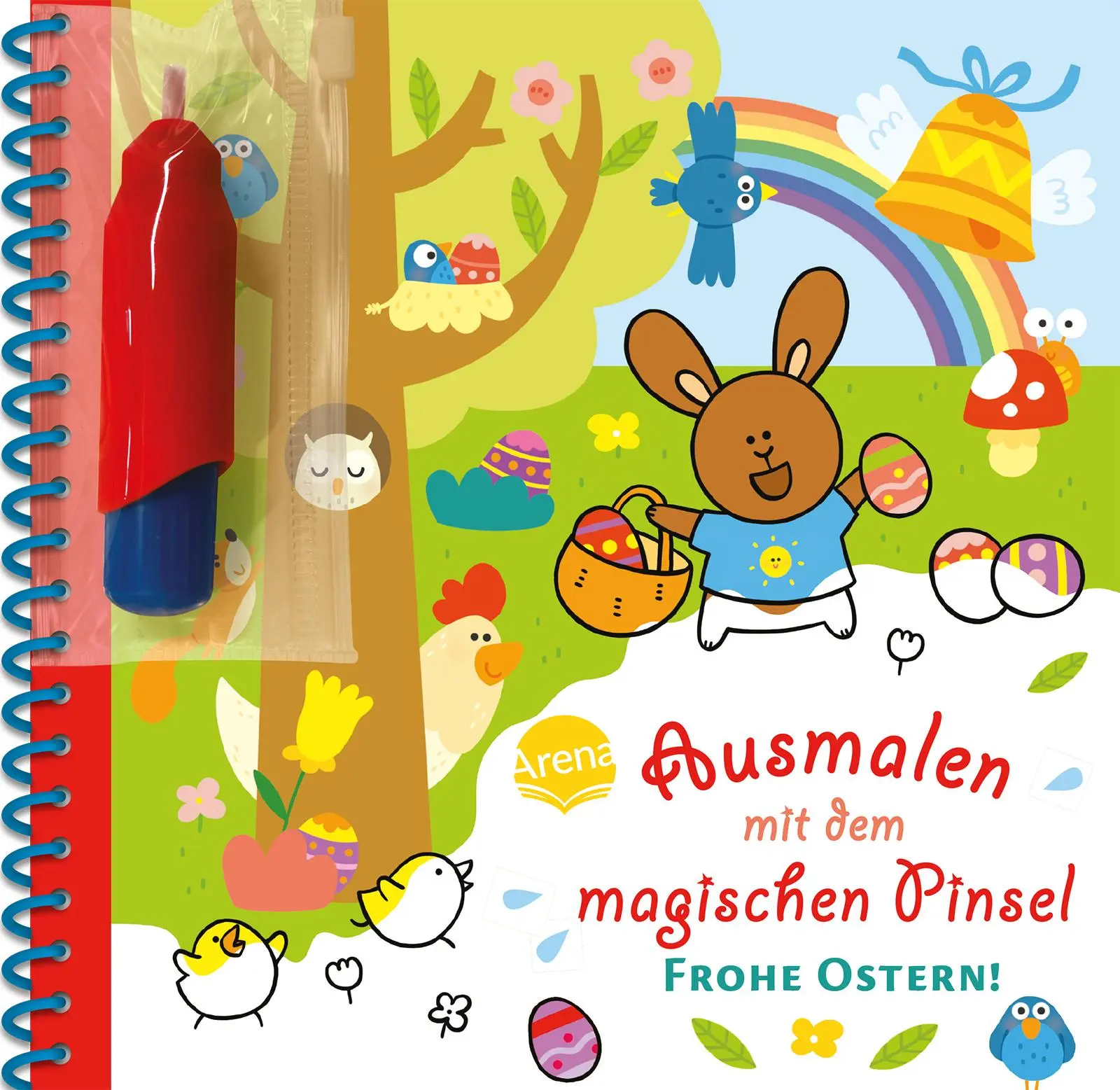 Cover: 9783401717722 | Ausmalen mit dem magischen Pinsel. Frohe Ostern! | Stefanie Böhm