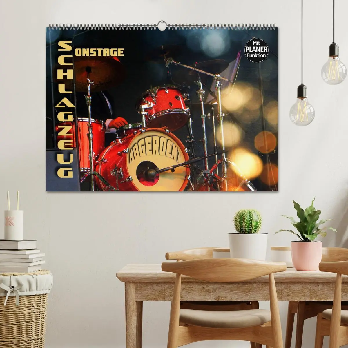 Bild: 9783457877722 | Schlagzeug onstage - "abgerockt" (Wandkalender 2026 DIN A2 quer),...
