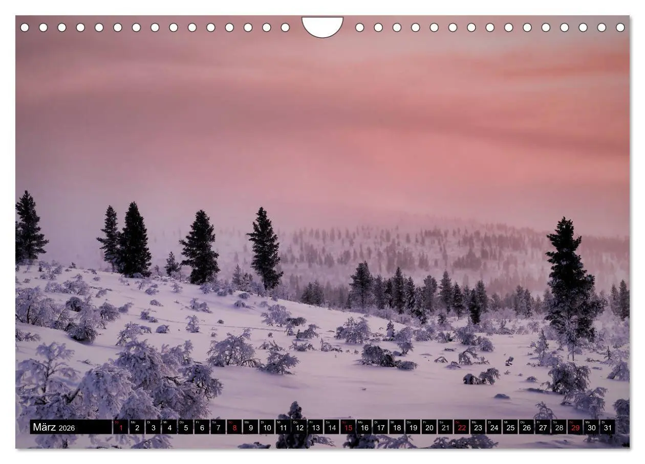 Bild: 9783516037722 | Wunderschönes Finnisch - Lappland (Wandkalender 2026 DIN A4 quer),...