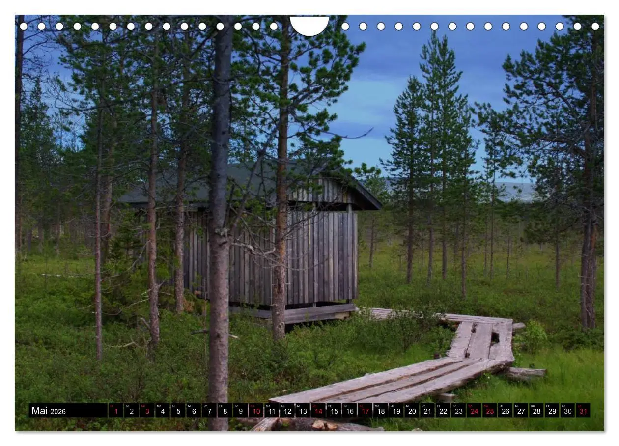 Bild: 9783516037722 | Wunderschönes Finnisch - Lappland (Wandkalender 2026 DIN A4 quer),...