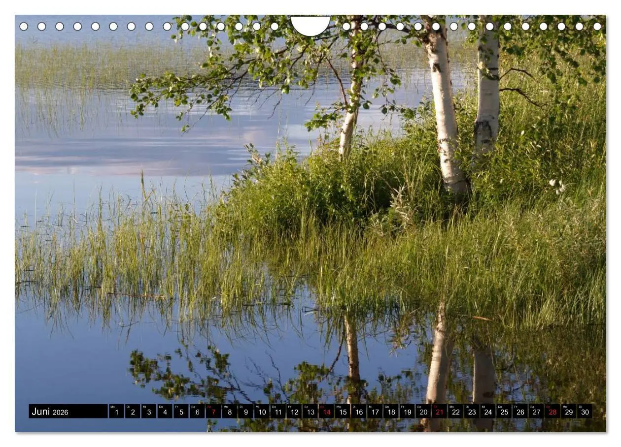 Bild: 9783516037722 | Wunderschönes Finnisch - Lappland (Wandkalender 2026 DIN A4 quer),...
