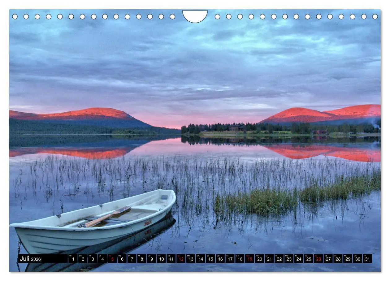 Bild: 9783516037722 | Wunderschönes Finnisch - Lappland (Wandkalender 2026 DIN A4 quer),...