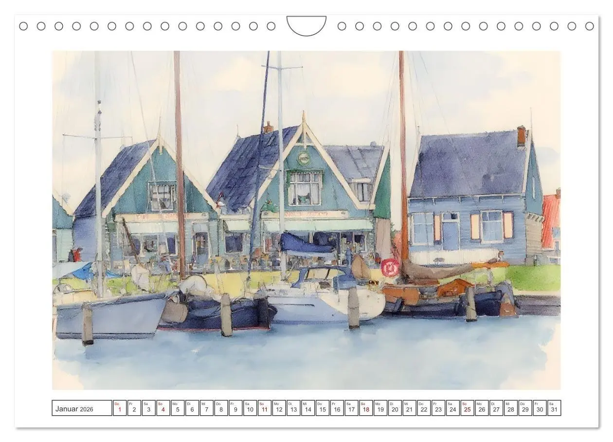 Bild: 9783516657722 | Zauberhafte Motive rund um's Ijsselmeer (Wandkalender 2026 DIN A4...