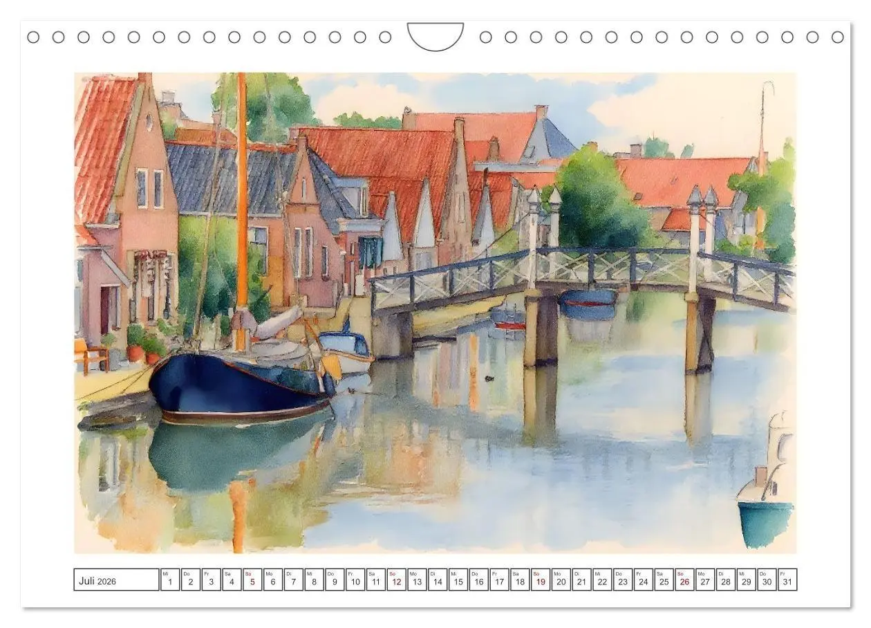 Bild: 9783516657722 | Zauberhafte Motive rund um's Ijsselmeer (Wandkalender 2026 DIN A4...