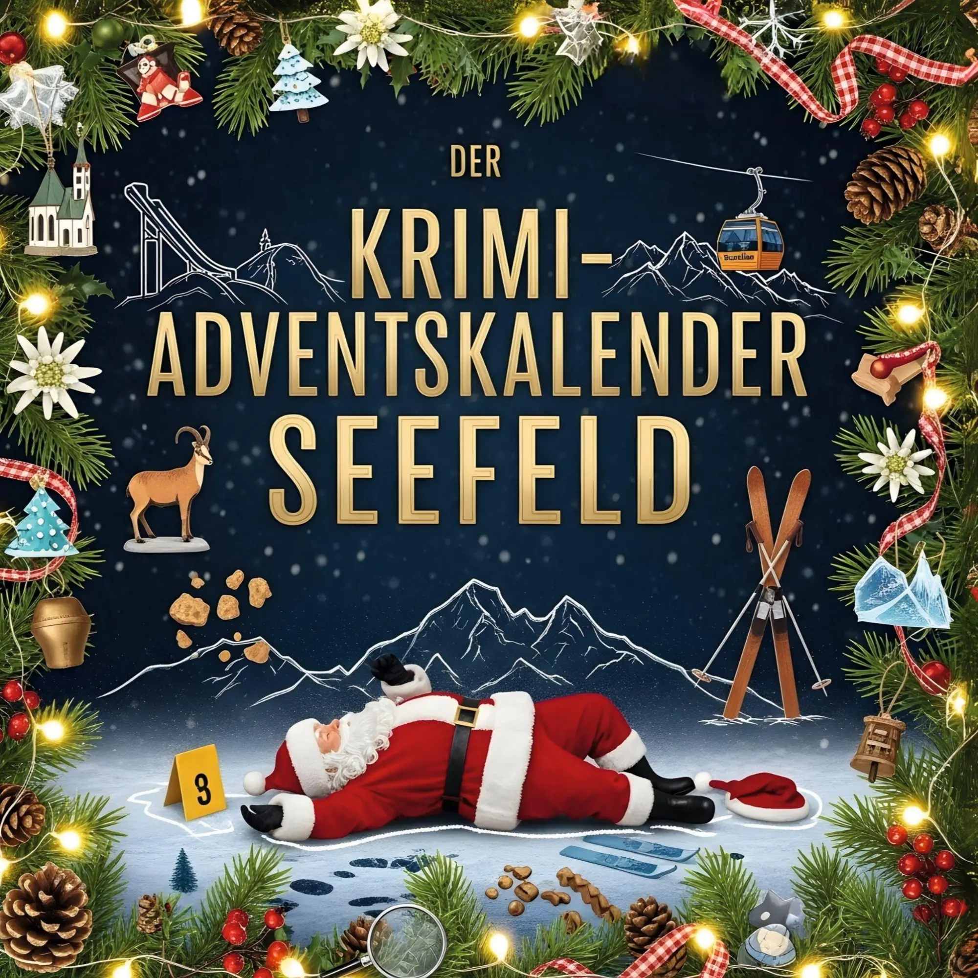 Cover: 9783695307722 | Der Krimi-Adventskalender Seefeld | Mordsverdächtig in 24 Akten | Buch