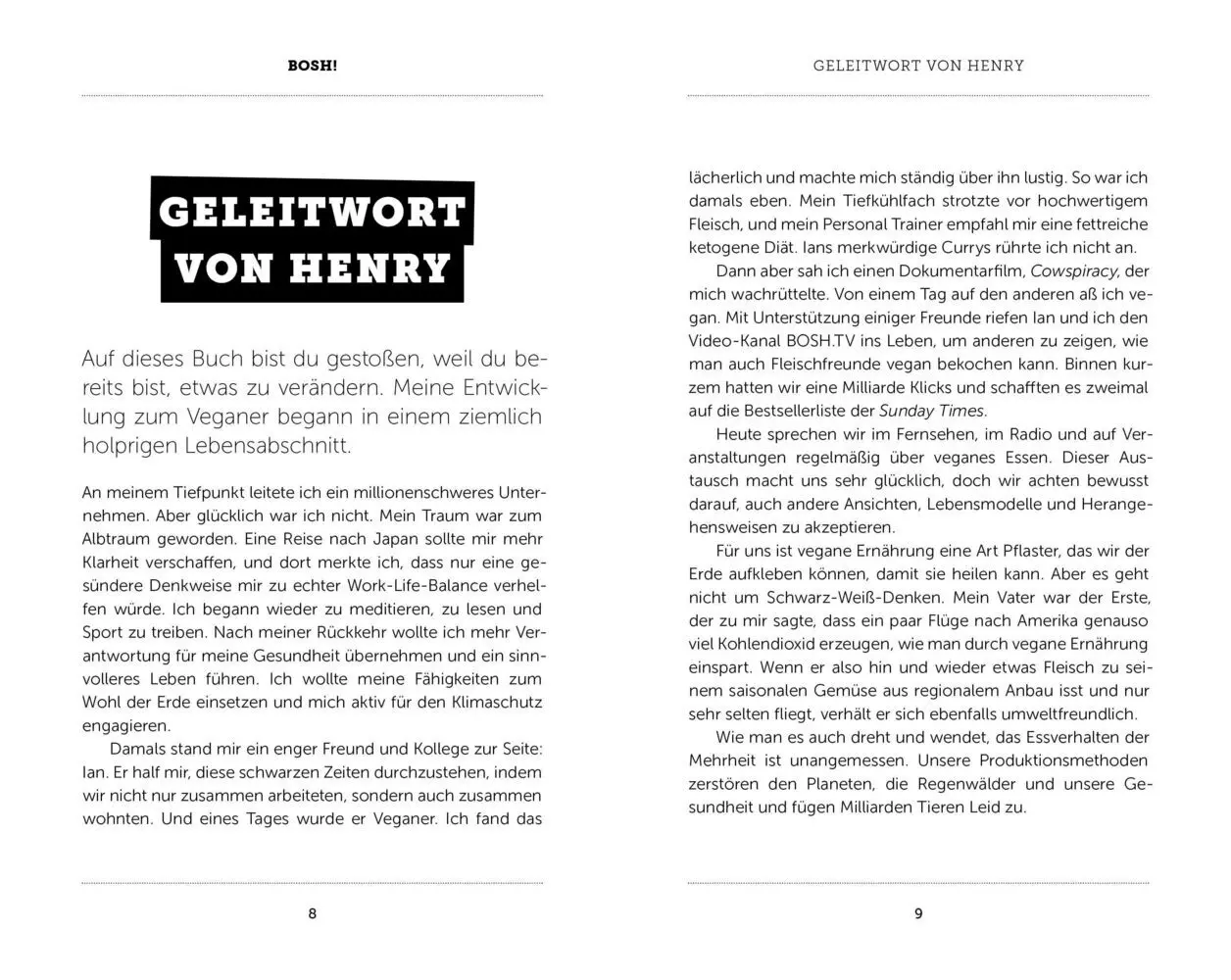 Bild: 9783960937722 | Bosh! Einfach vegan leben | Henry Firth (u. a.) | Taschenbuch | 320 S.