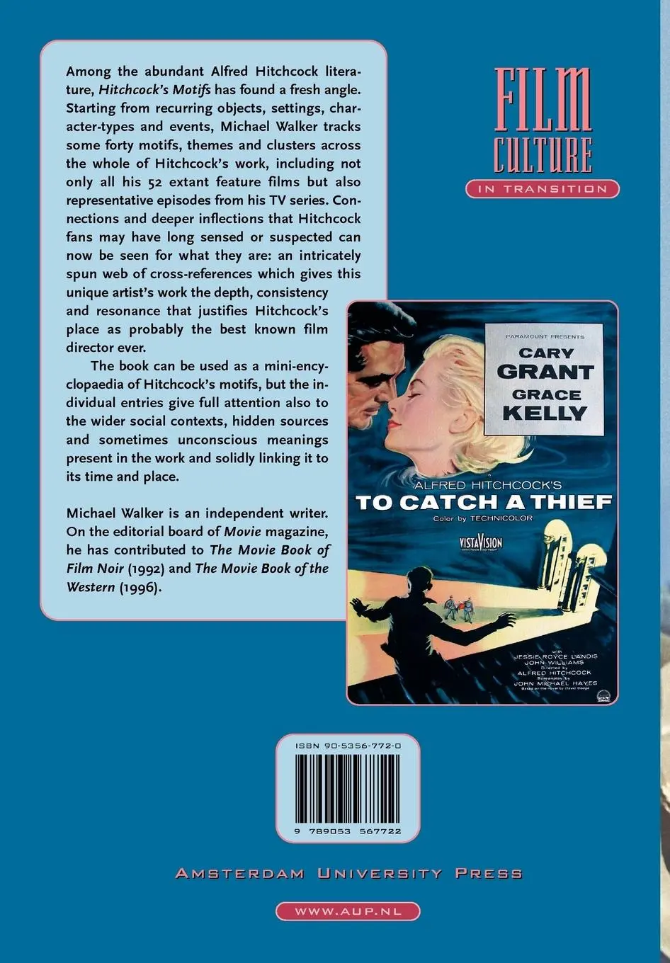 Rückseite: 9789053567722 | Hitchcock's Motifs | Michael Walker | Taschenbuch | Englisch | 2006