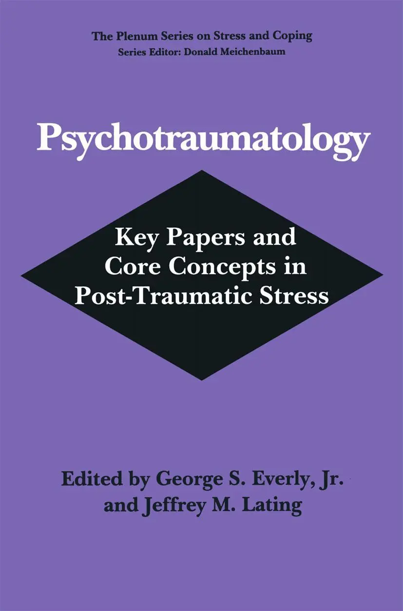 Cover: 9780306447822 | Psychotraumatology | Jeffrey M. Lating (u. a.) | Buch | xxii | 1994
