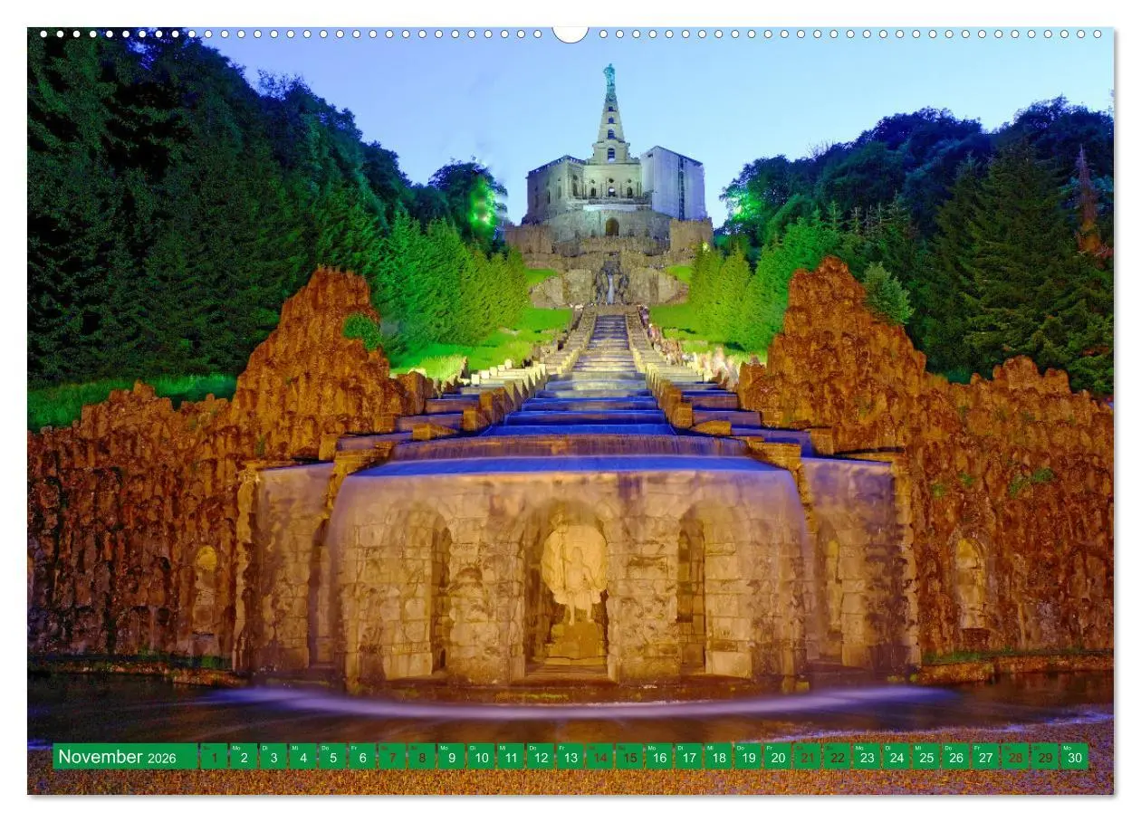 Bild: 9783457487822 | Bad Wilhelmshöhe Bergpark und Wasserspiele (Wandkalender 2026 DIN...
