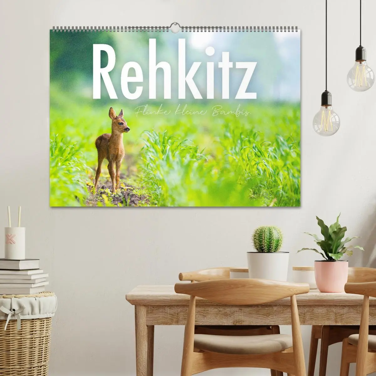Bild: 9783457557822 | Rehkitz - Flinke kleine Bambis. (Wandkalender 2026 DIN A2 quer),...