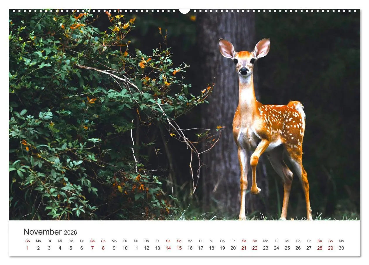 Bild: 9783457557822 | Rehkitz - Flinke kleine Bambis. (Wandkalender 2026 DIN A2 quer),...