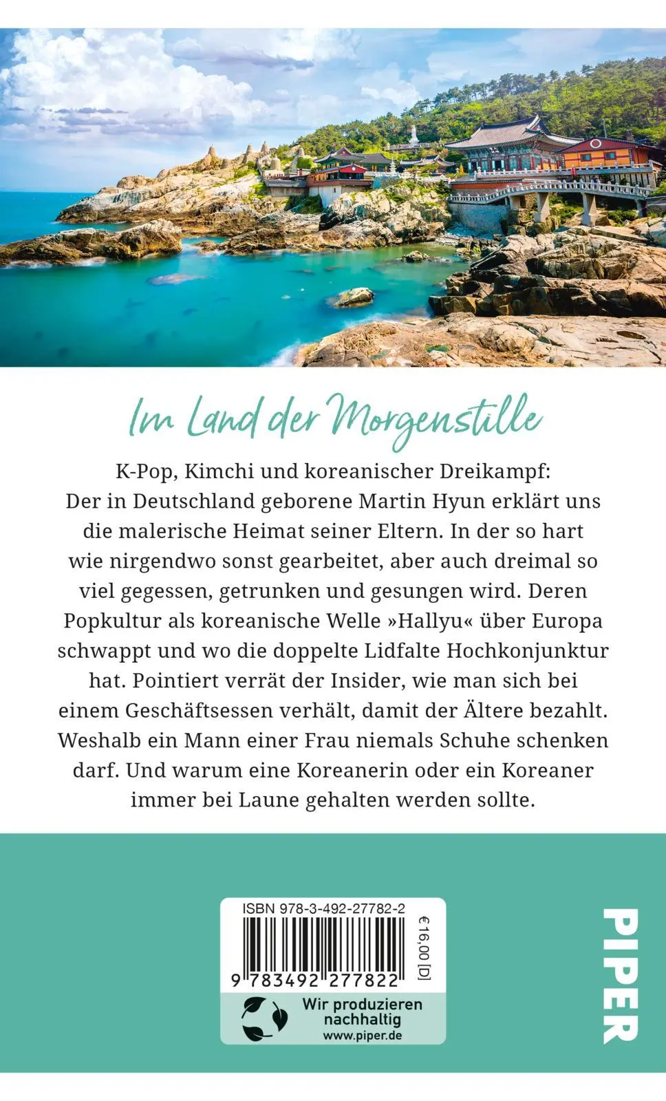 Rückseite: 9783492277822 | Gebrauchsanweisung für Südkorea | Martin Hyun | Buch | 240 S. | 2024
