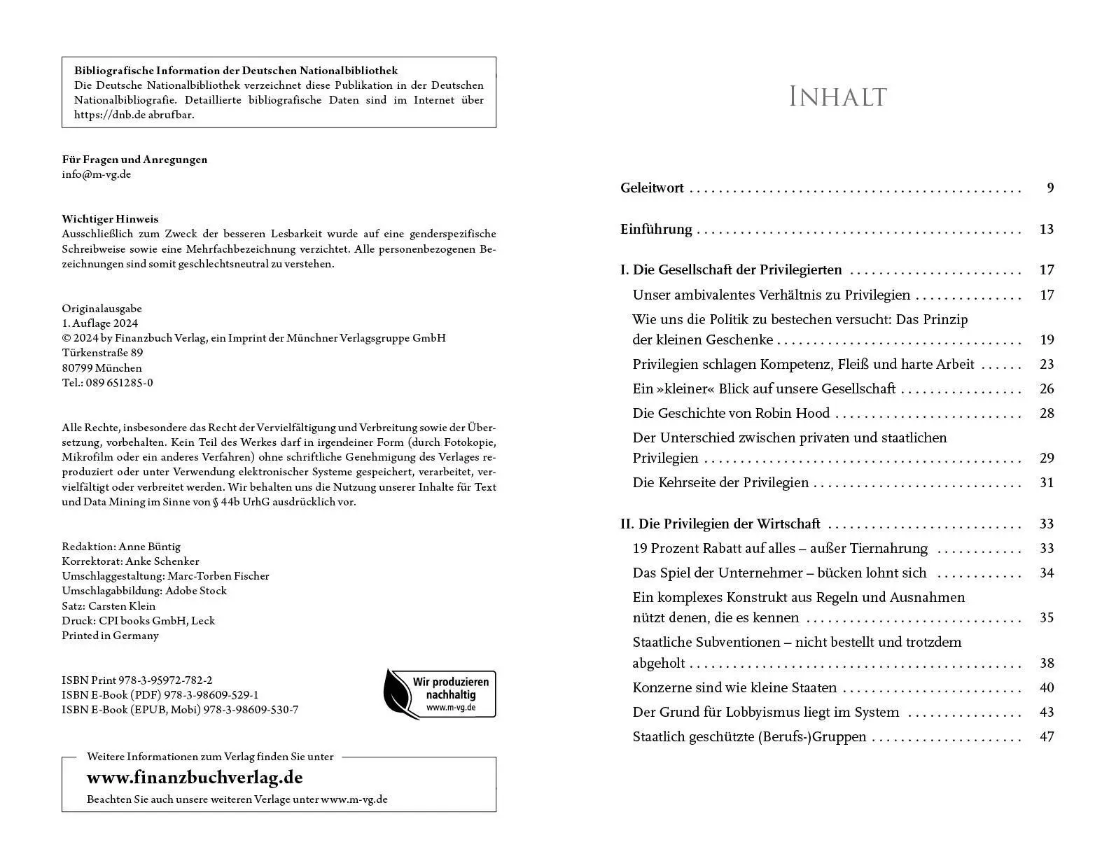 Bild: 9783959727822 | Gier nach Privilegien | Nickolas Emrich | Taschenbuch | 224 S. | 2024
