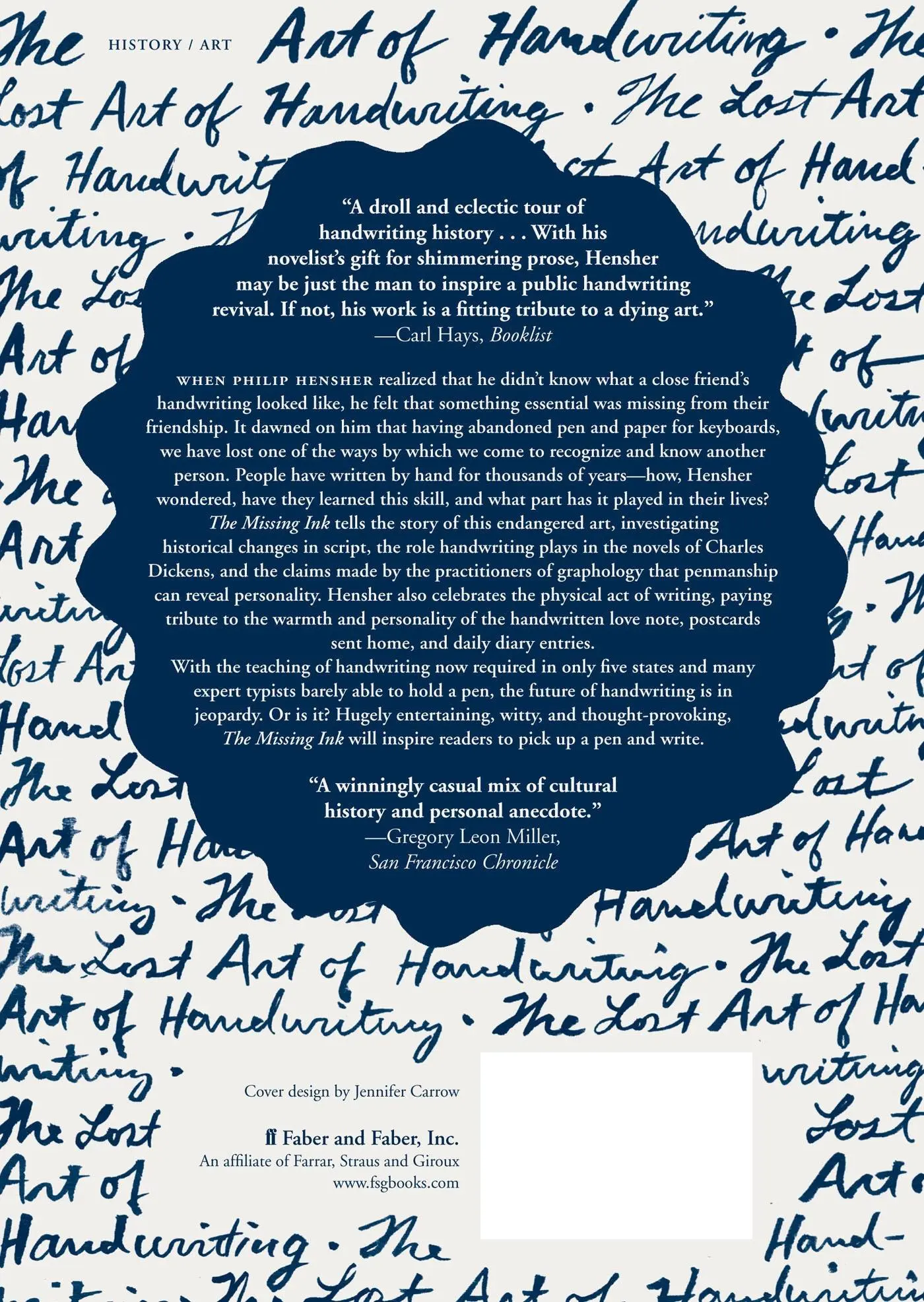 Rückseite: 9780865478022 | The Missing Ink | Philip Hensher | Taschenbuch | Englisch | 2013