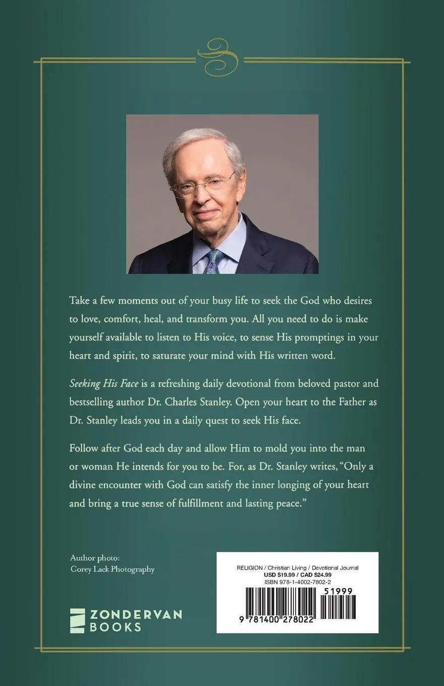 Rückseite: 9781400278022 | The Seeking His Face | A Daily Devotional | Charles F. Stanley | Buch
