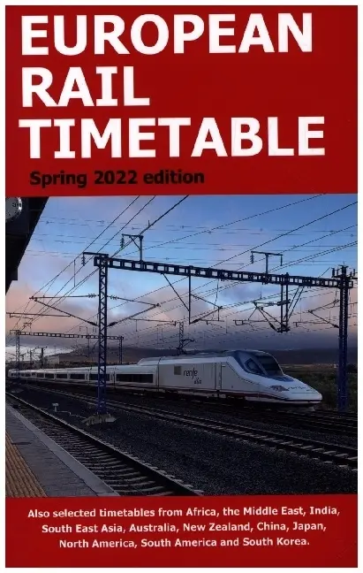 Cover: 9781838408022 | European Rail Timetable Spring 2022 | Taschenbuch | Englisch | 2022