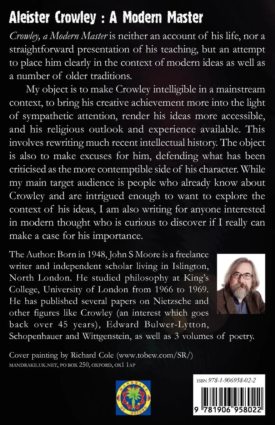 Rückseite: 9781906958022 | Aleister Crowley | A Modern Master | John Moore | Taschenbuch | 2009