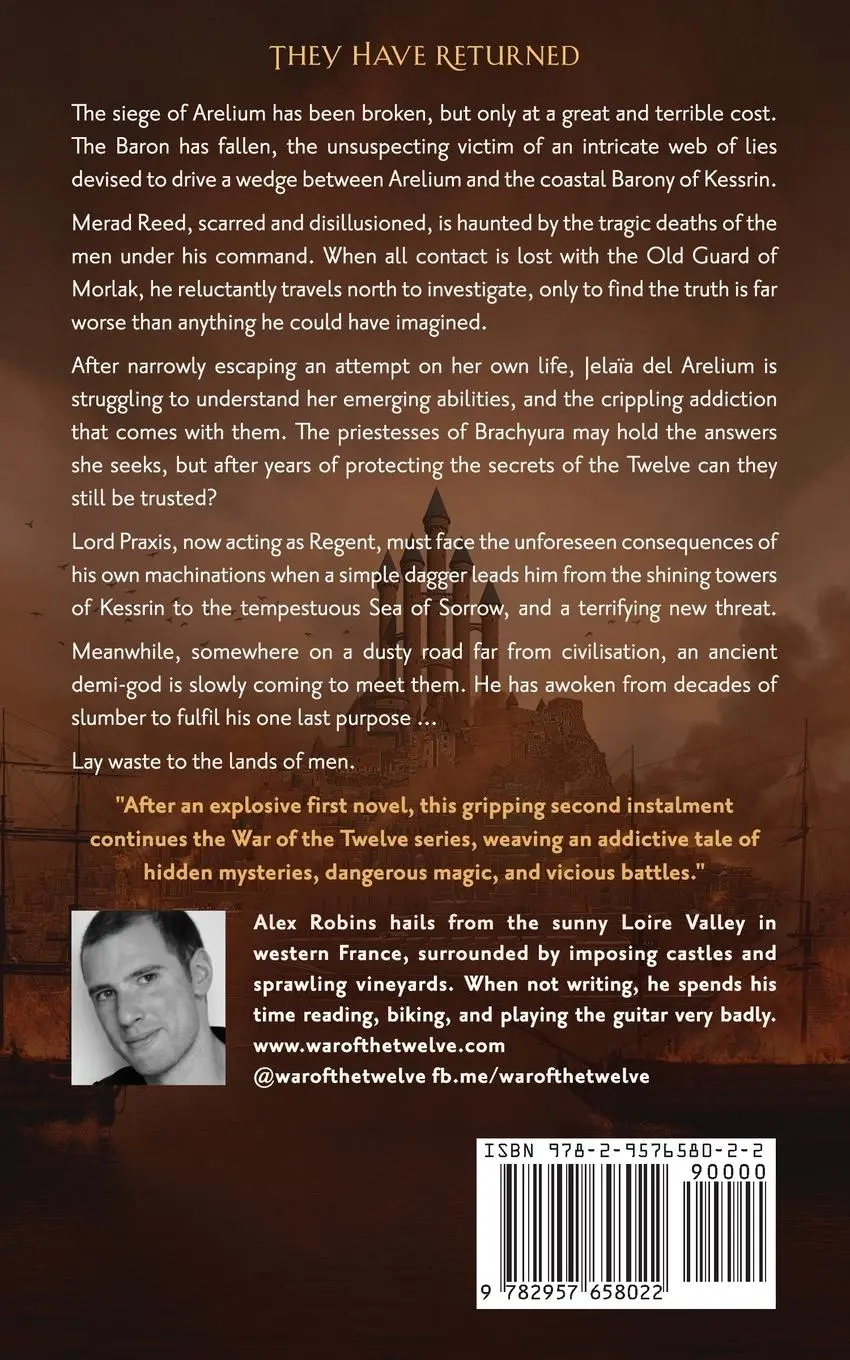 Rückseite: 9782957658022 | The Ashen Hand of Kessrin | Alex Robins | Taschenbuch | Englisch