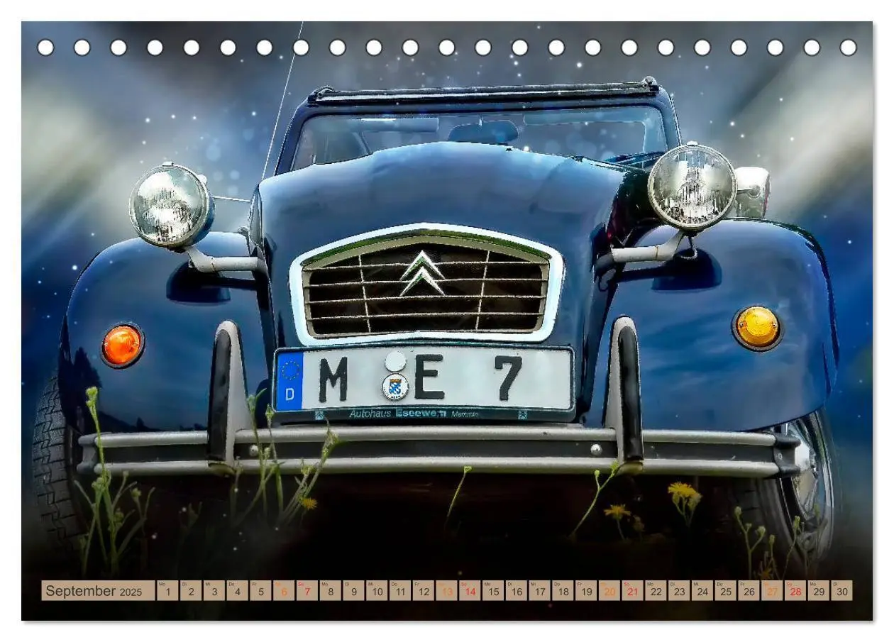 Bild: 9783435348022 | Die Ente - Citroën 2CV (Tischkalender 2025 DIN A5 quer), CALVENDO...