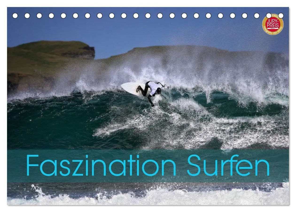 Cover: 9783516078022 | Faszination Surfen (Tischkalender 2026 DIN A5 quer), CALVENDO...