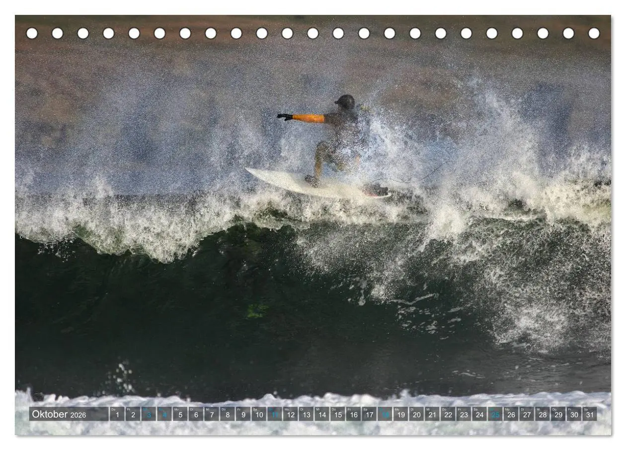 Bild: 9783516078022 | Faszination Surfen (Tischkalender 2026 DIN A5 quer), CALVENDO...