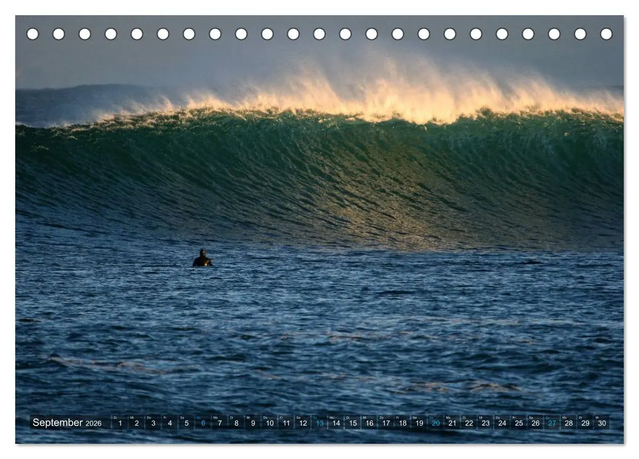 Bild: 9783516078022 | Faszination Surfen (Tischkalender 2026 DIN A5 quer), CALVENDO...