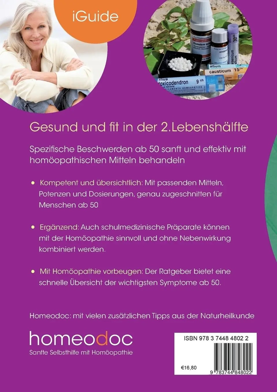 Rückseite: 9783744848022 | Homöopathie ab 50 | Sven Sommer | Taschenbuch | 192 S. | Deutsch