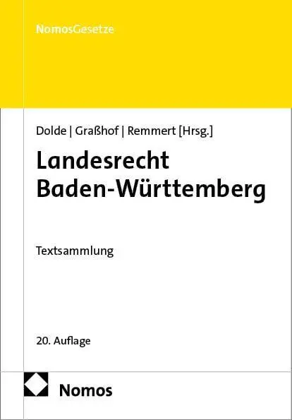 Landesrecht Baden-Württemberg - Neuware