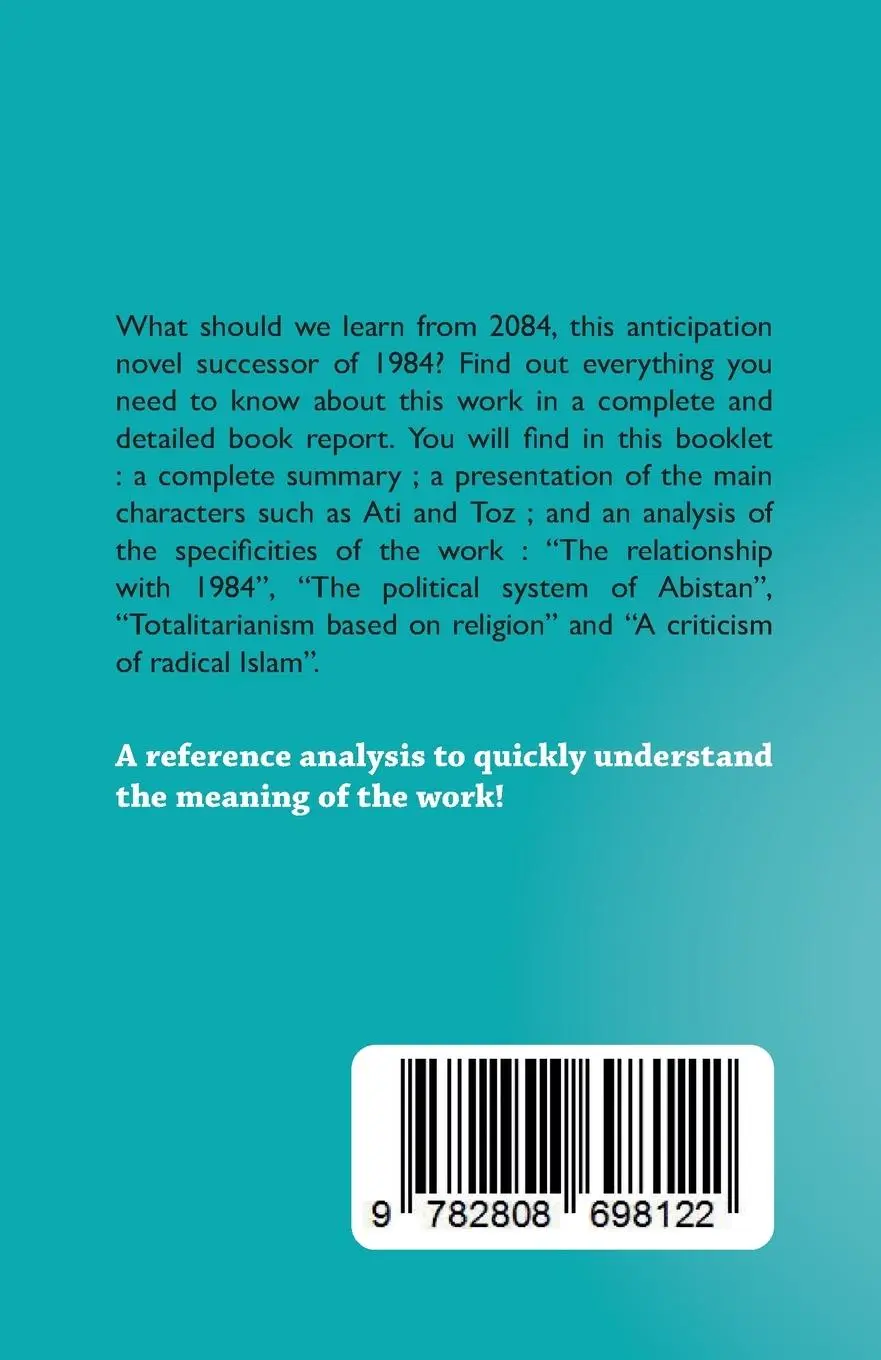 Rückseite: 9782808698122 | 2084, the end of the world | by Boualem Sansal | Lucile Lhoste | Buch