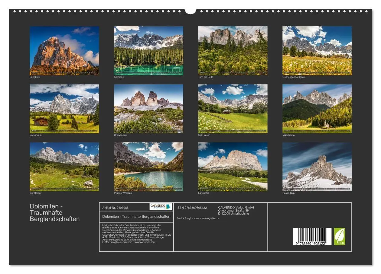 Bild: 9783569608122 | Dolomiten - Traumhafte Berglandschaften (hochwertiger Premium...