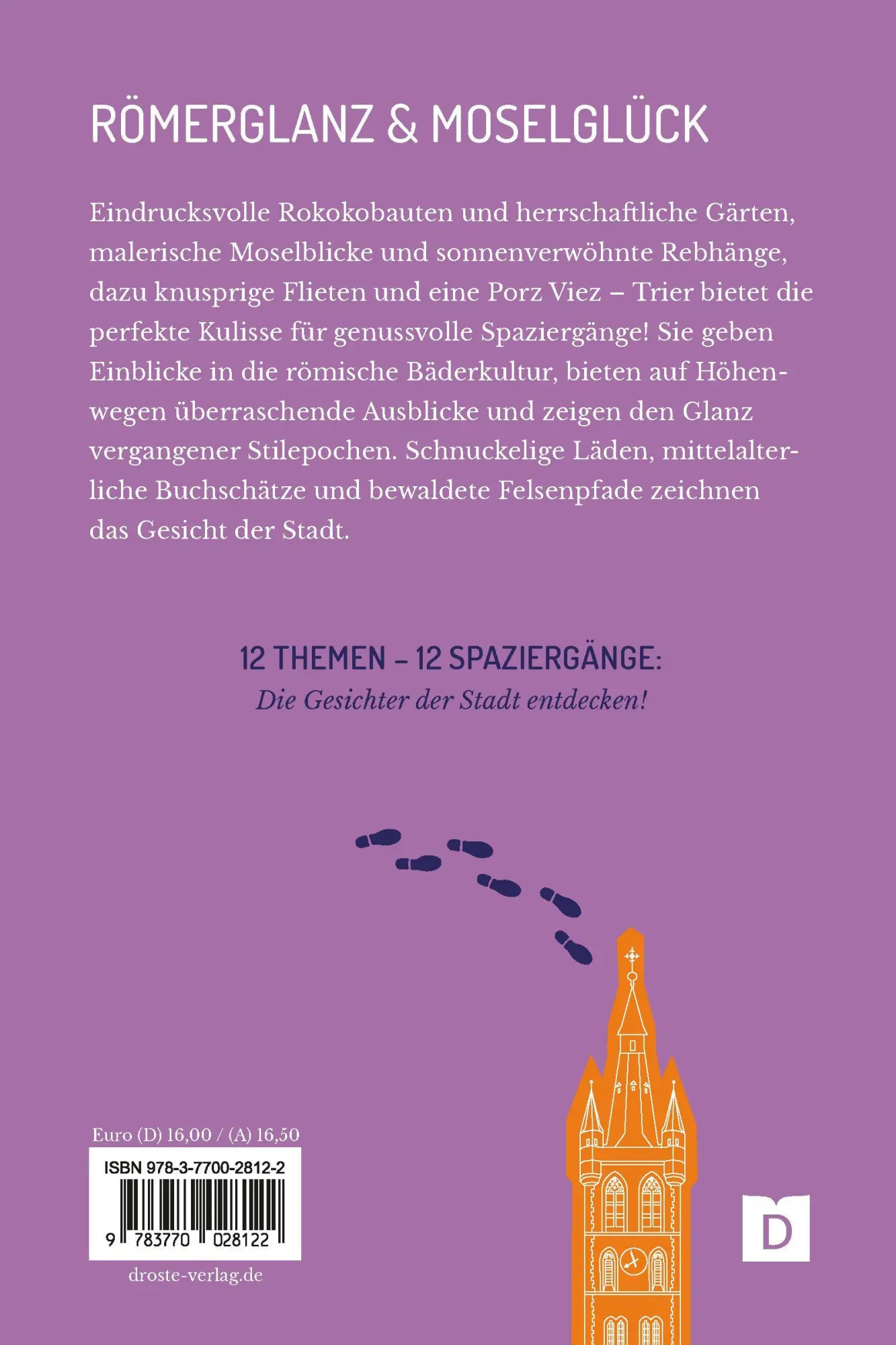Rückseite: 9783770028122 | Zu Fuß durch Trier | Virginia Landau | Taschenbuch | 168 S. | Deutsch