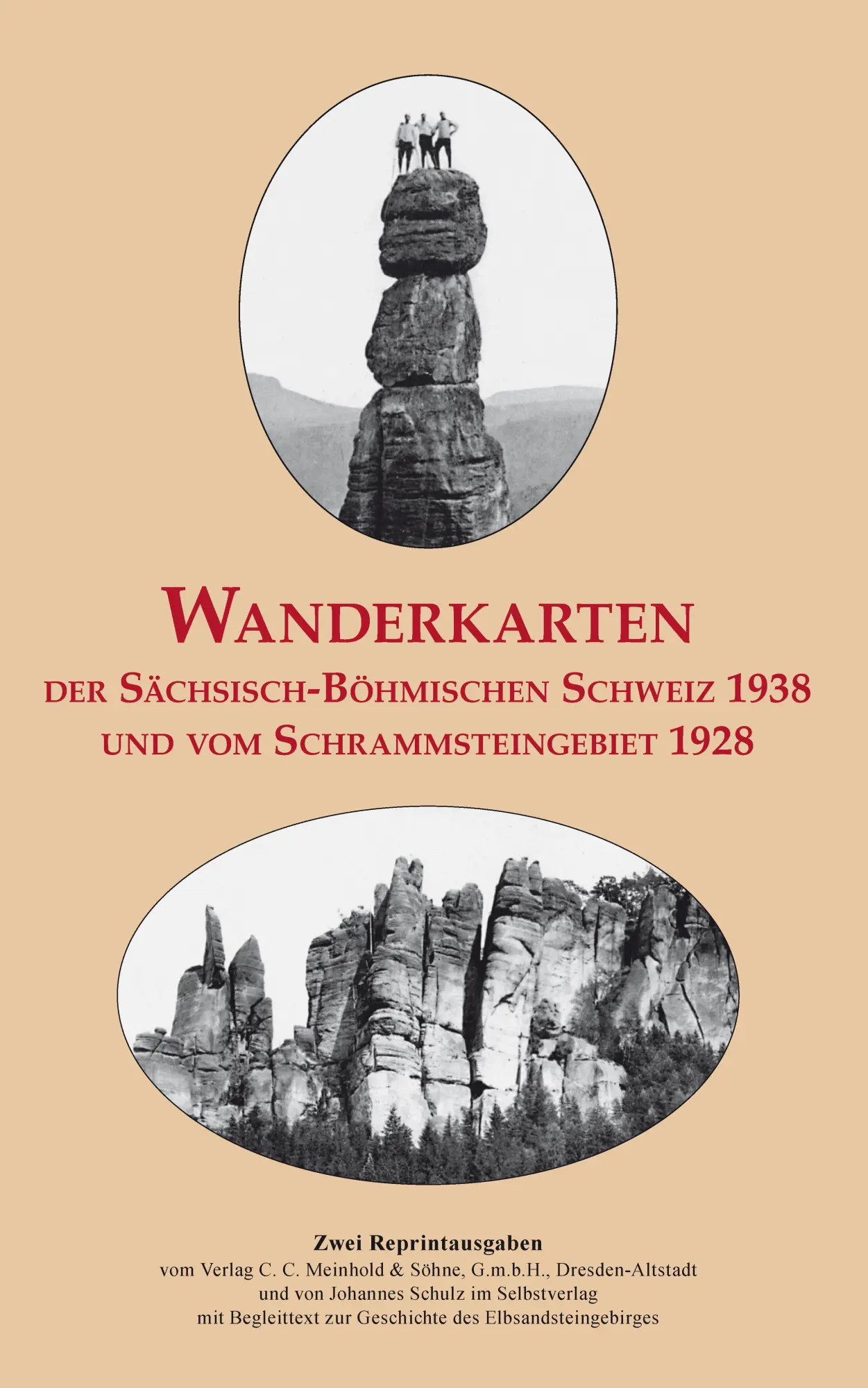 Cover: 9783947028122 | Wanderkarten der Sächsisch-Böhmischen Schweiz 1938 und vom...