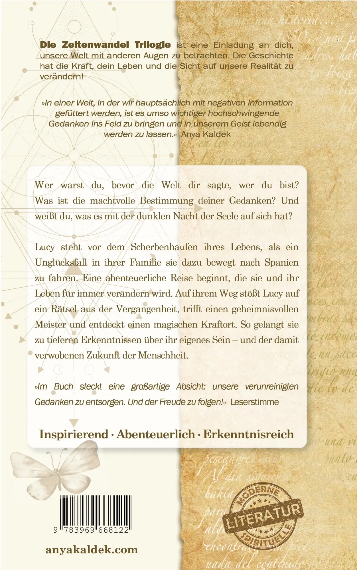 Rückseite: 9783969668122 | Lucy und das Wesen der Dinge | Der Weg aus der Matrix | Anya Kaldek