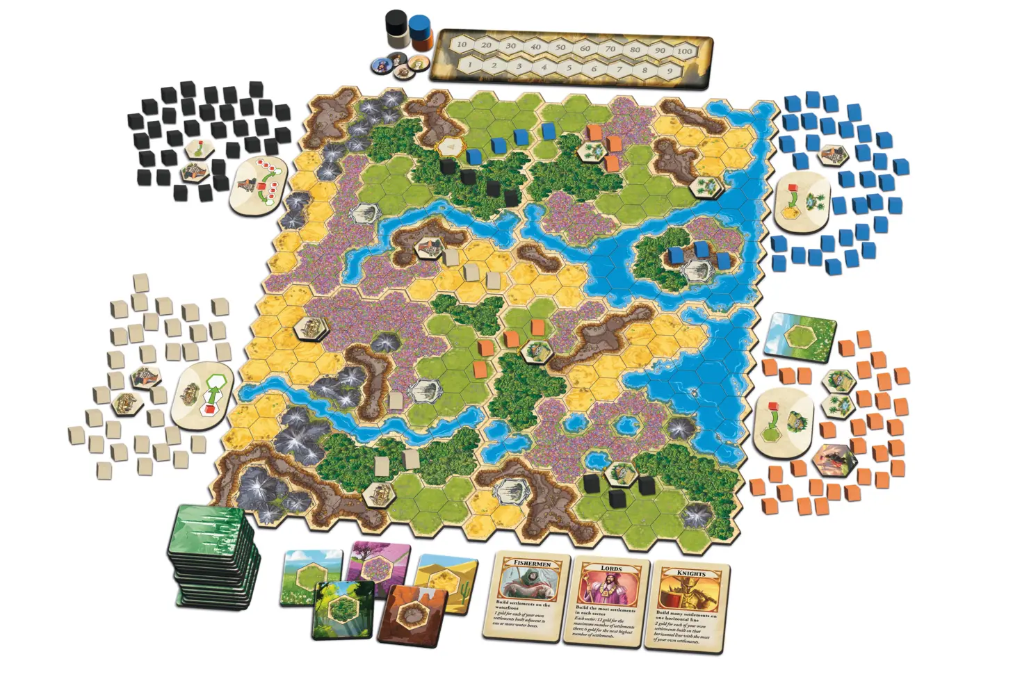 Bild: 4010350108222 | Kingdom Builder - Family &amp; Friends | Donald X. Vaccarino | Spiel