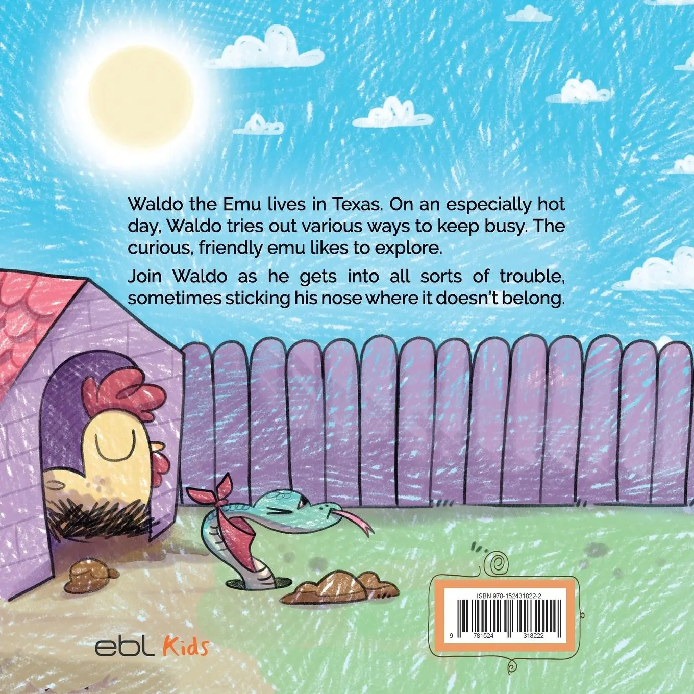Rückseite: 9781524318222 | Waldo the Emu | Linda Grotz | Taschenbuch | Englisch | 2022