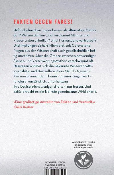 Rückseite: 9783426278222 | Die kleinste gemeinsame Wirklichkeit | Mai Thi Nguyen-Kim | Buch