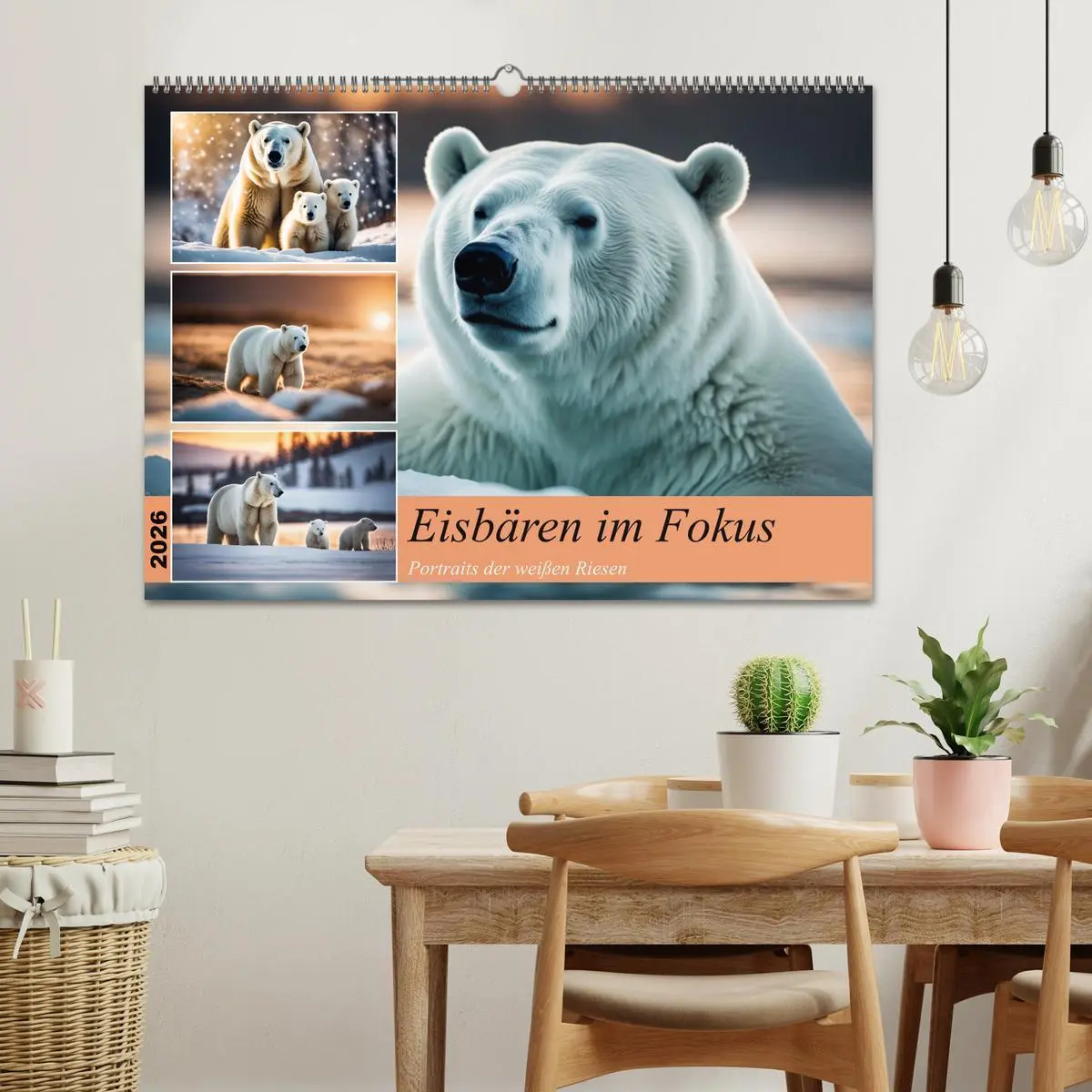 Bild: 9783457418222 | Eisbären im Fokus (Wandkalender 2026 DIN A2 quer), CALVENDO...