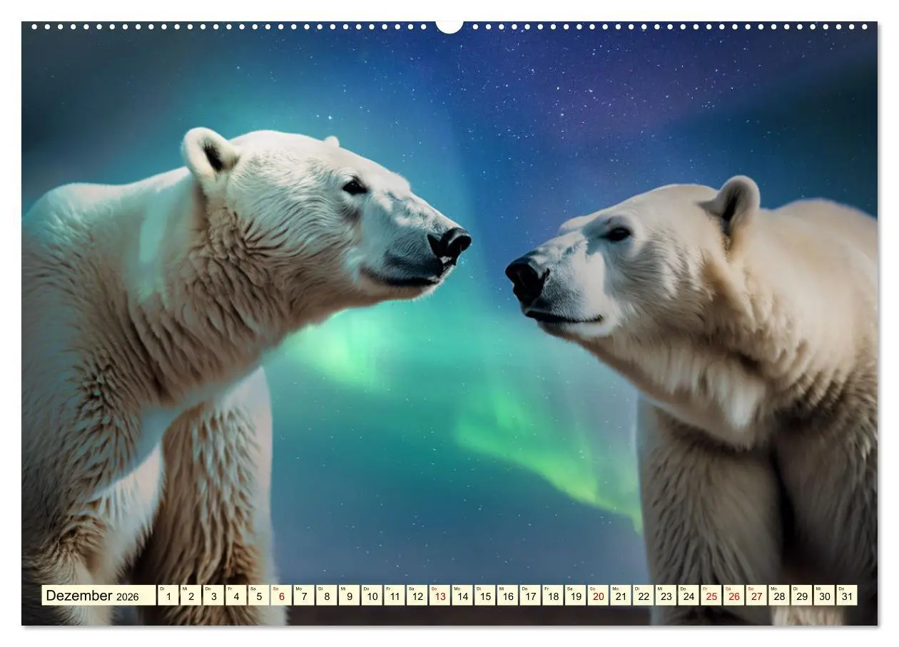 Bild: 9783457418222 | Eisbären im Fokus (Wandkalender 2026 DIN A2 quer), CALVENDO...
