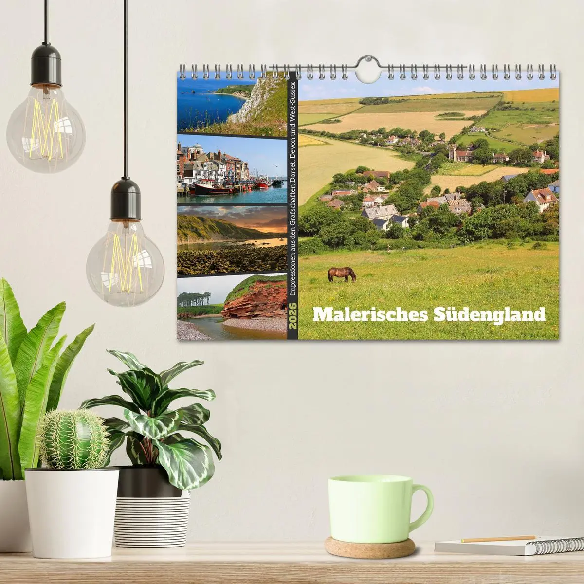 Bild: 9783516128222 | Malerisches Südengland 2026 (Wandkalender 2026 DIN A4 quer),...