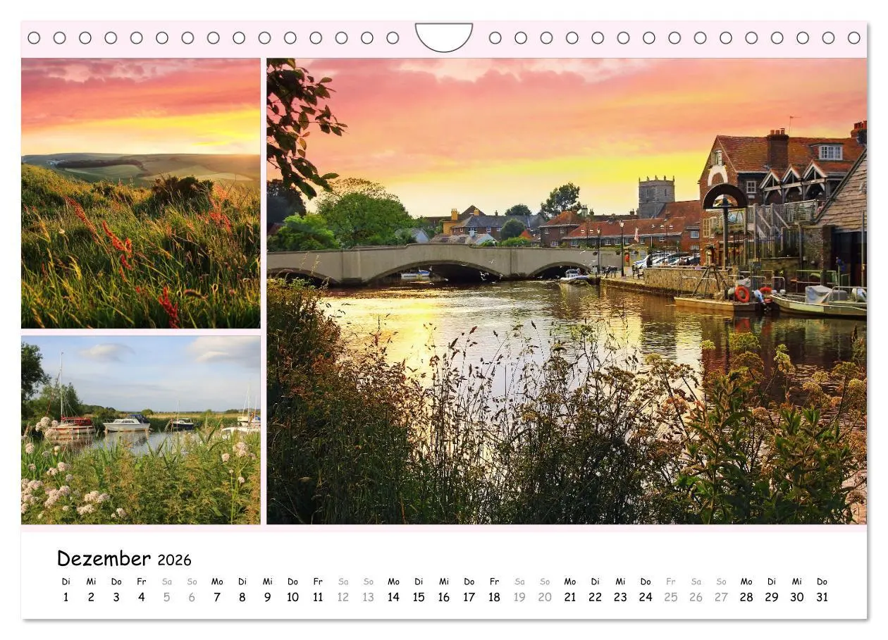 Bild: 9783516128222 | Malerisches Südengland 2026 (Wandkalender 2026 DIN A4 quer),...